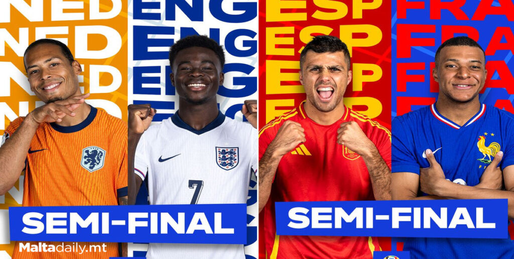 EURO 2024 semi-finals: The Last 4 Finalists