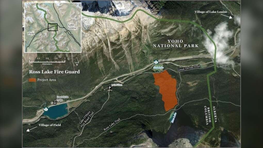 Jasper Wildfire map